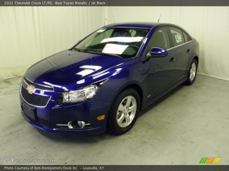 Blue Topaz Metallic / Jet Black 2012 Chevrolet Cruze LT/RS