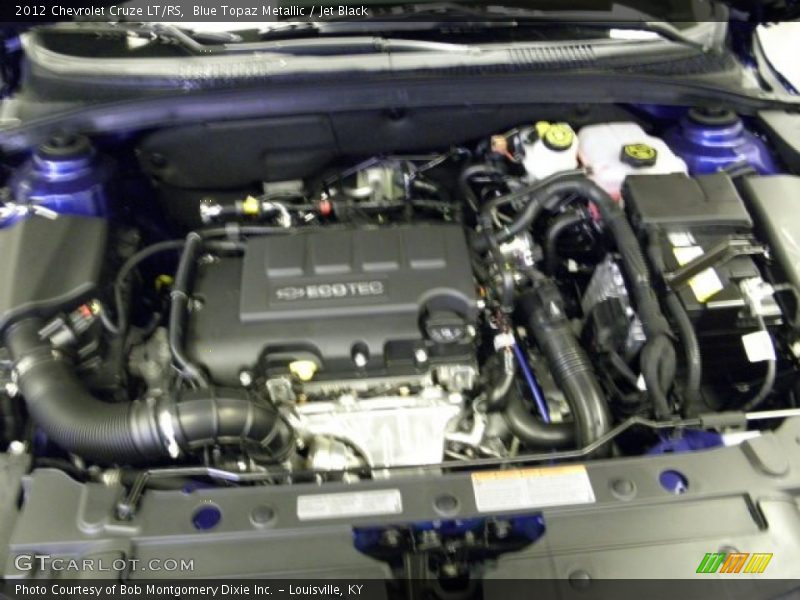 Blue Topaz Metallic / Jet Black 2012 Chevrolet Cruze LT/RS