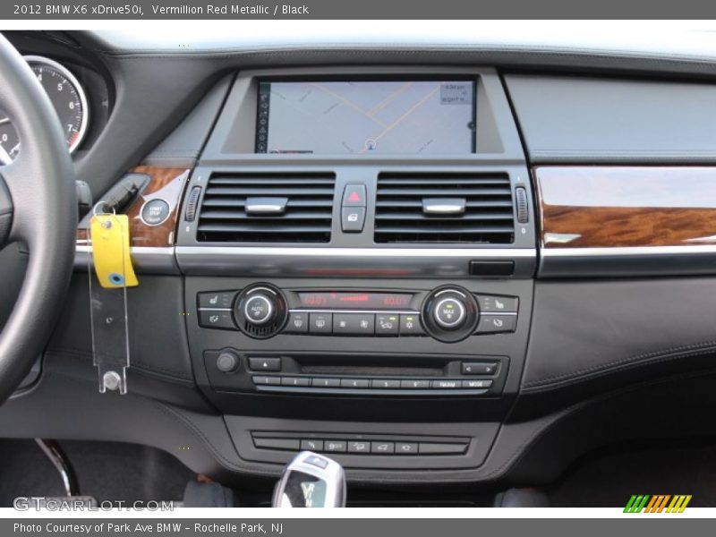 Controls of 2012 X6 xDrive50i