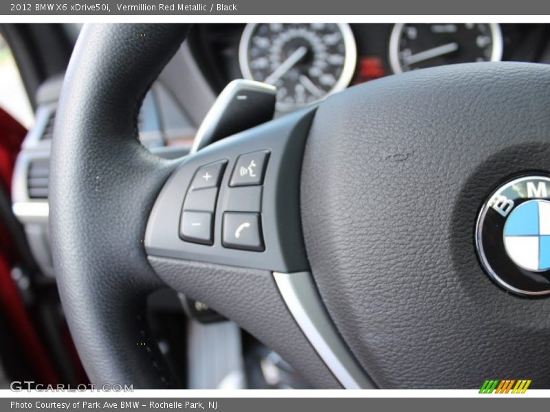 Controls of 2012 X6 xDrive50i
