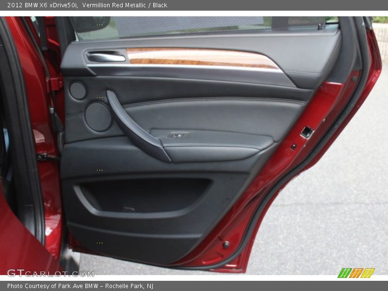 Vermillion Red Metallic / Black 2012 BMW X6 xDrive50i