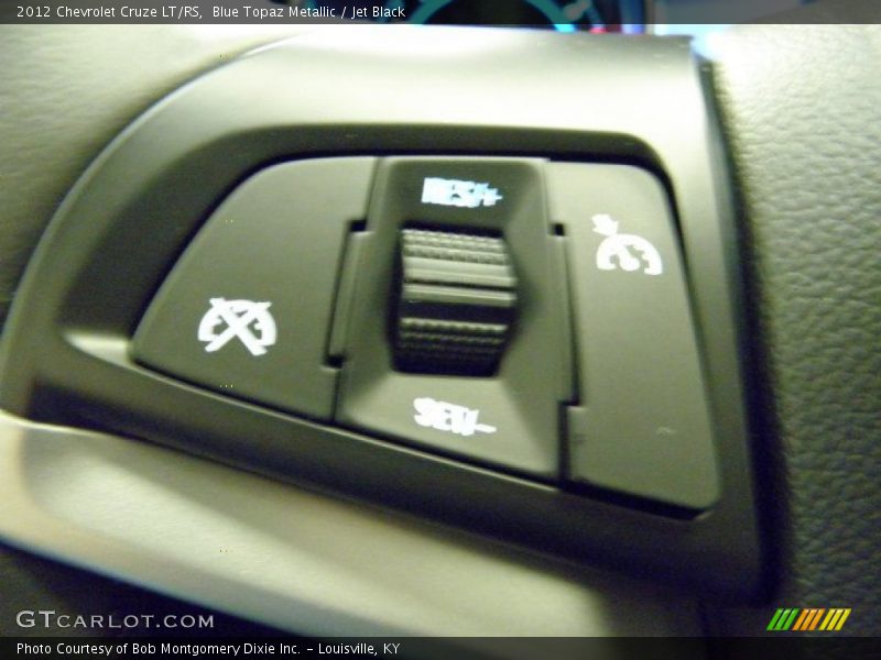 Blue Topaz Metallic / Jet Black 2012 Chevrolet Cruze LT/RS