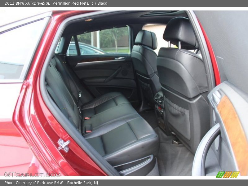 Vermillion Red Metallic / Black 2012 BMW X6 xDrive50i