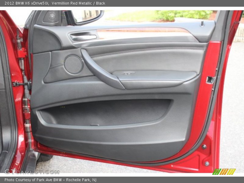 Vermillion Red Metallic / Black 2012 BMW X6 xDrive50i