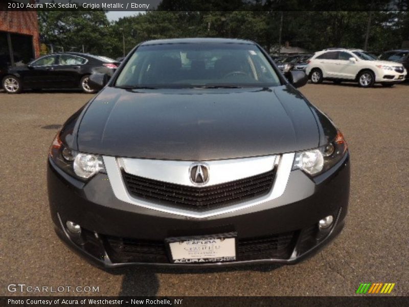 Grigio Metallic / Ebony 2010 Acura TSX Sedan