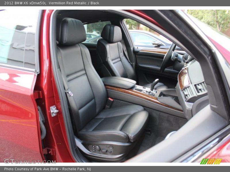 Front Seat of 2012 X6 xDrive50i