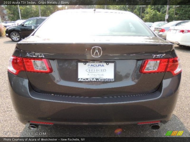 Grigio Metallic / Ebony 2010 Acura TSX Sedan