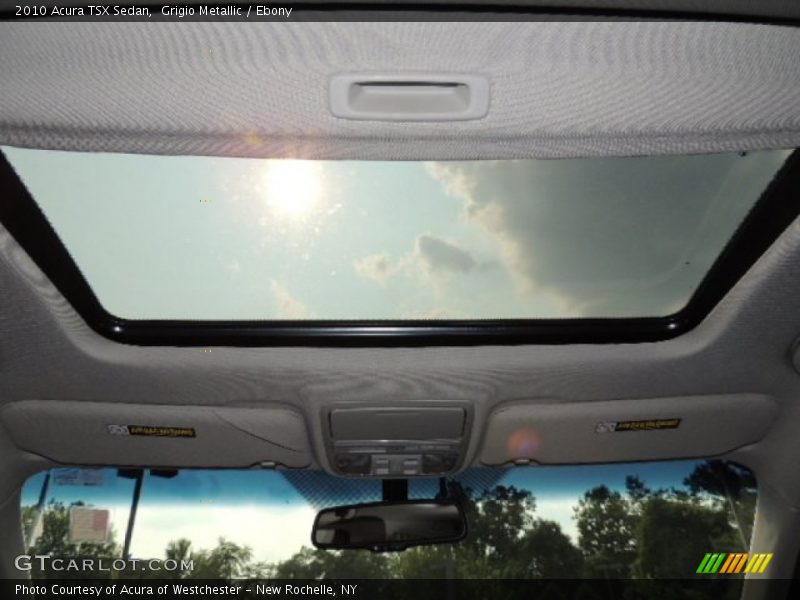 Grigio Metallic / Ebony 2010 Acura TSX Sedan