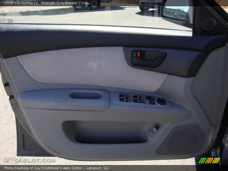 Midnight Gray Metallic / Gray 2008 Kia Optima LX