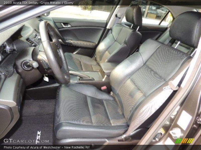 Grigio Metallic / Ebony 2010 Acura TSX Sedan