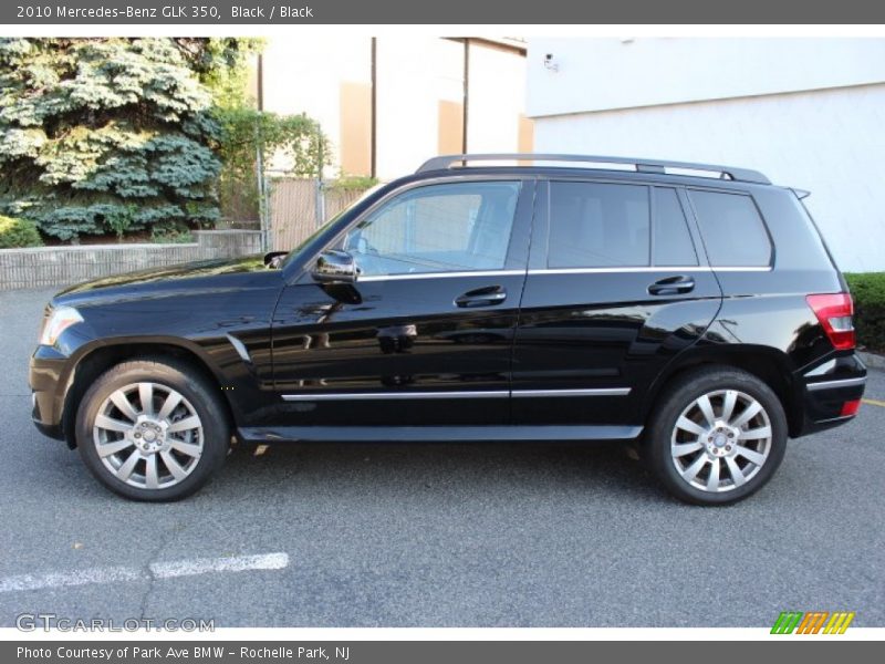 Black / Black 2010 Mercedes-Benz GLK 350