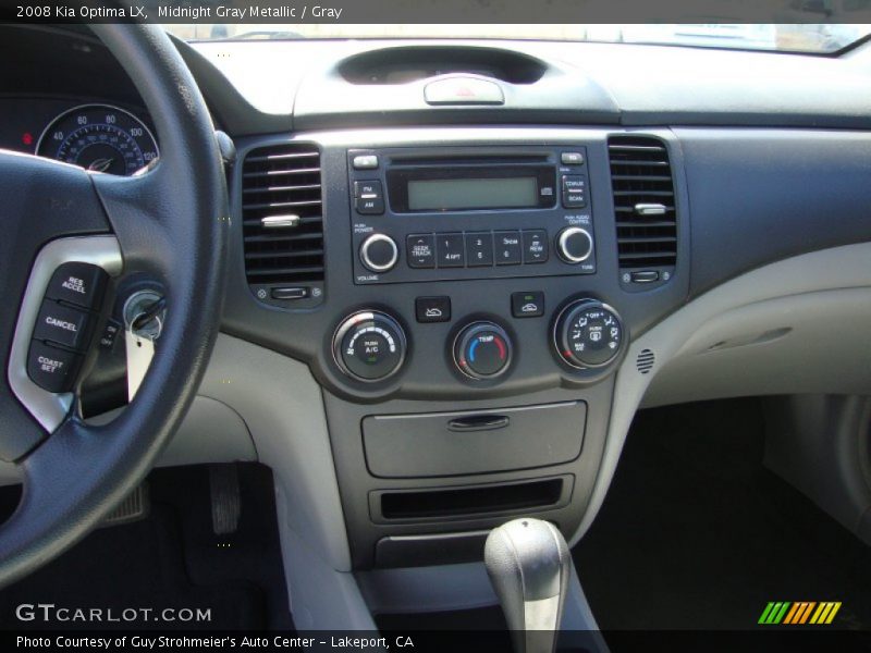 Midnight Gray Metallic / Gray 2008 Kia Optima LX