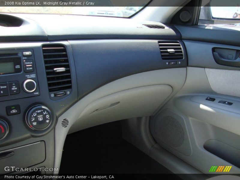 Midnight Gray Metallic / Gray 2008 Kia Optima LX
