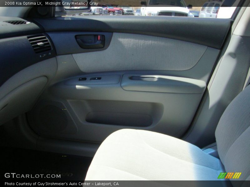 Midnight Gray Metallic / Gray 2008 Kia Optima LX