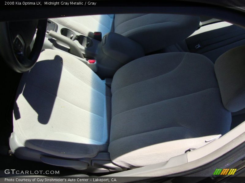 Midnight Gray Metallic / Gray 2008 Kia Optima LX