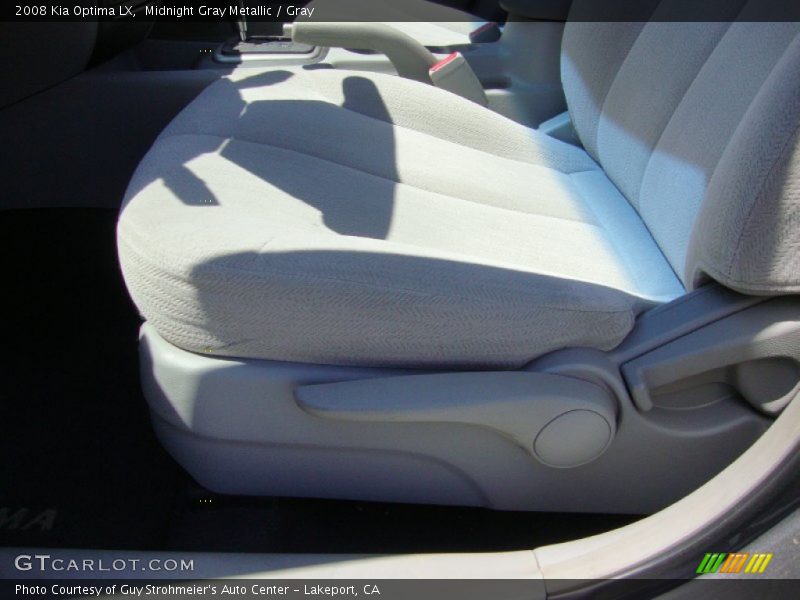 Midnight Gray Metallic / Gray 2008 Kia Optima LX