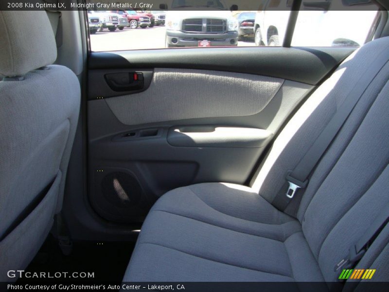 Midnight Gray Metallic / Gray 2008 Kia Optima LX