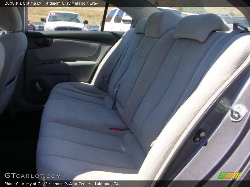 Midnight Gray Metallic / Gray 2008 Kia Optima LX