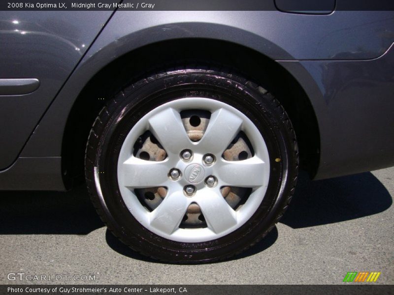 Midnight Gray Metallic / Gray 2008 Kia Optima LX