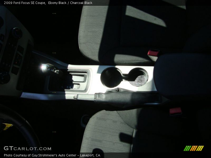Ebony Black / Charcoal Black 2009 Ford Focus SE Coupe