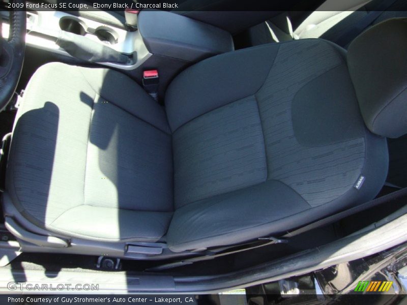 Ebony Black / Charcoal Black 2009 Ford Focus SE Coupe