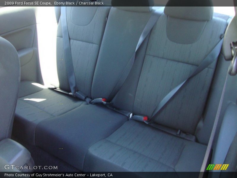 Ebony Black / Charcoal Black 2009 Ford Focus SE Coupe