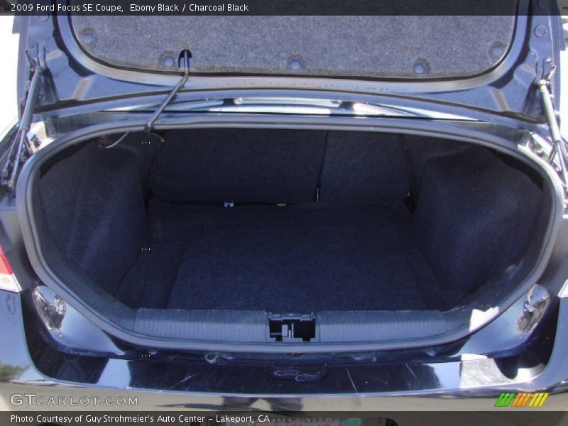 Ebony Black / Charcoal Black 2009 Ford Focus SE Coupe