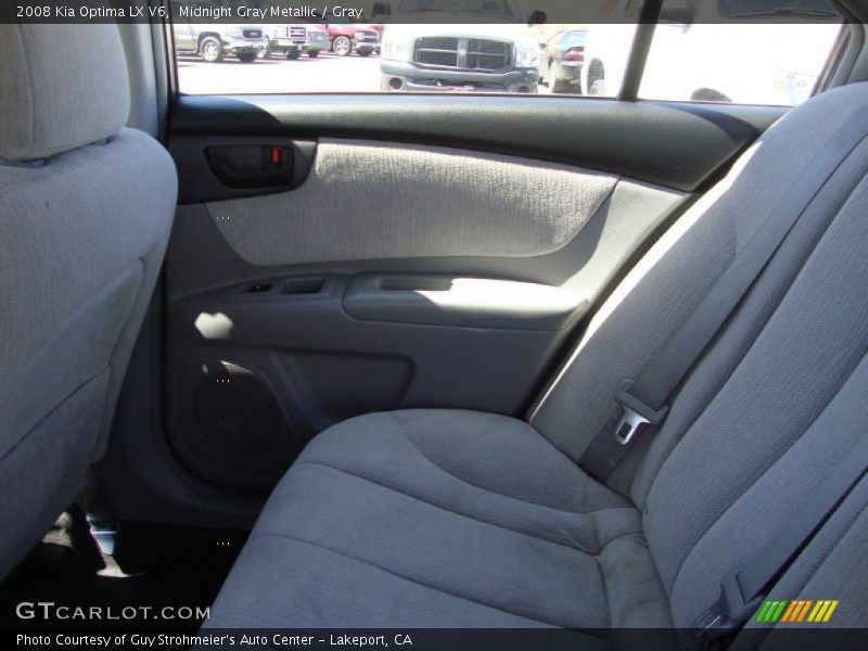 Midnight Gray Metallic / Gray 2008 Kia Optima LX V6