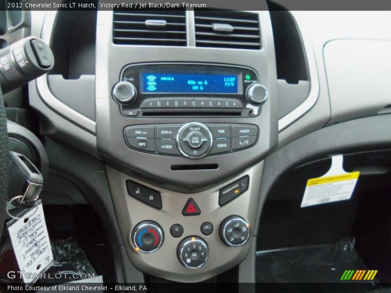 Victory Red / Jet Black/Dark Titanium 2012 Chevrolet Sonic LT Hatch