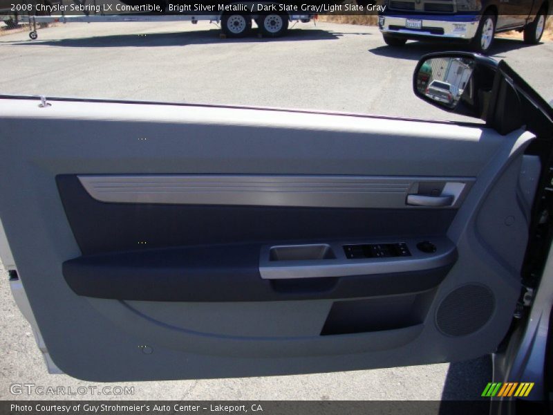 Bright Silver Metallic / Dark Slate Gray/Light Slate Gray 2008 Chrysler Sebring LX Convertible