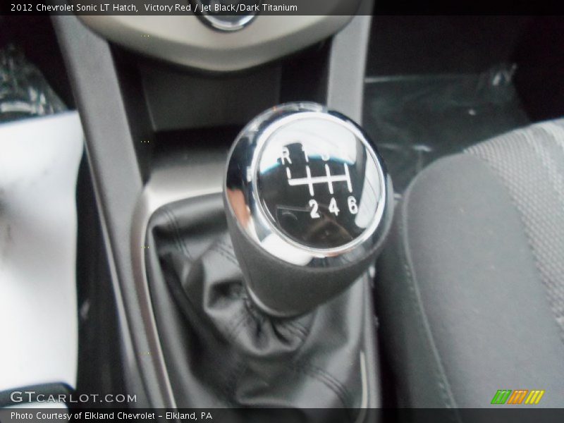 Victory Red / Jet Black/Dark Titanium 2012 Chevrolet Sonic LT Hatch