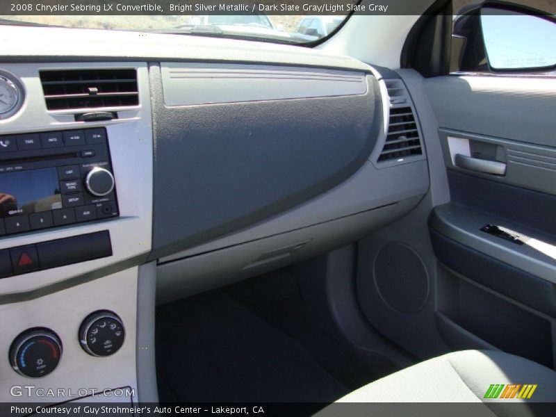 Bright Silver Metallic / Dark Slate Gray/Light Slate Gray 2008 Chrysler Sebring LX Convertible