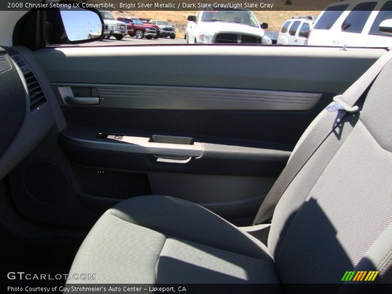 Bright Silver Metallic / Dark Slate Gray/Light Slate Gray 2008 Chrysler Sebring LX Convertible