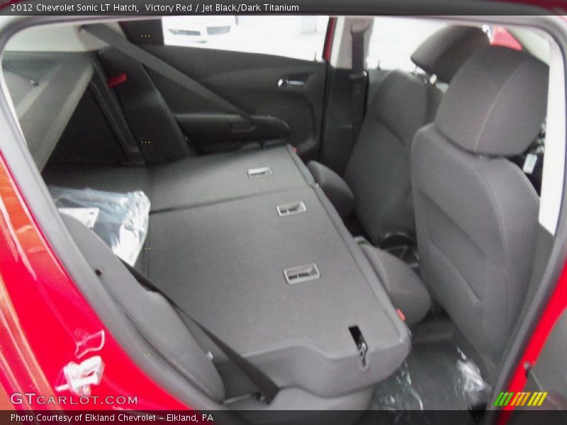 Victory Red / Jet Black/Dark Titanium 2012 Chevrolet Sonic LT Hatch