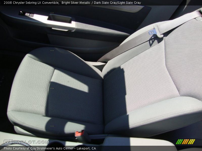 Bright Silver Metallic / Dark Slate Gray/Light Slate Gray 2008 Chrysler Sebring LX Convertible
