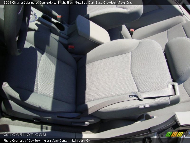 Bright Silver Metallic / Dark Slate Gray/Light Slate Gray 2008 Chrysler Sebring LX Convertible