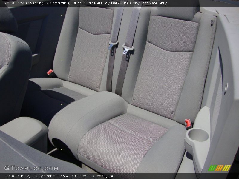 Bright Silver Metallic / Dark Slate Gray/Light Slate Gray 2008 Chrysler Sebring LX Convertible