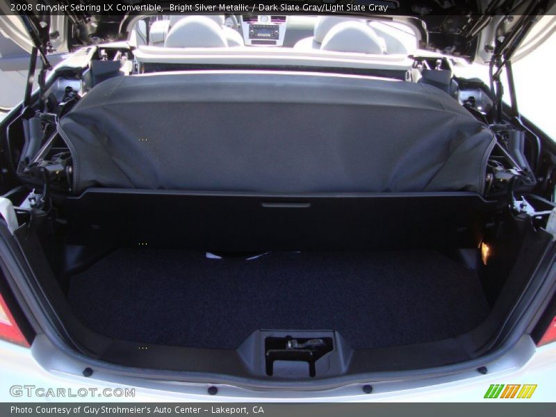 Bright Silver Metallic / Dark Slate Gray/Light Slate Gray 2008 Chrysler Sebring LX Convertible