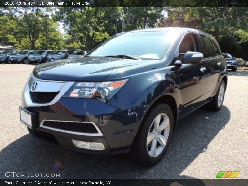 Bali Blue Pearl / Taupe Gray 2010 Acura MDX