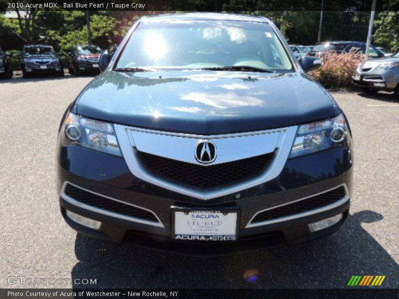 Bali Blue Pearl / Taupe Gray 2010 Acura MDX