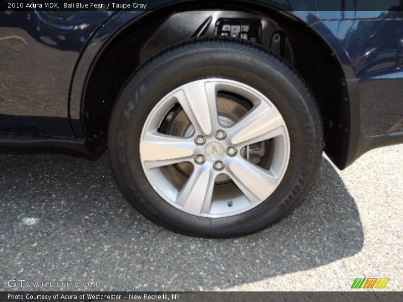Bali Blue Pearl / Taupe Gray 2010 Acura MDX