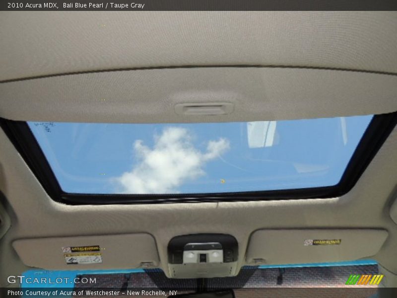 Bali Blue Pearl / Taupe Gray 2010 Acura MDX