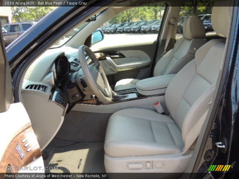 Bali Blue Pearl / Taupe Gray 2010 Acura MDX