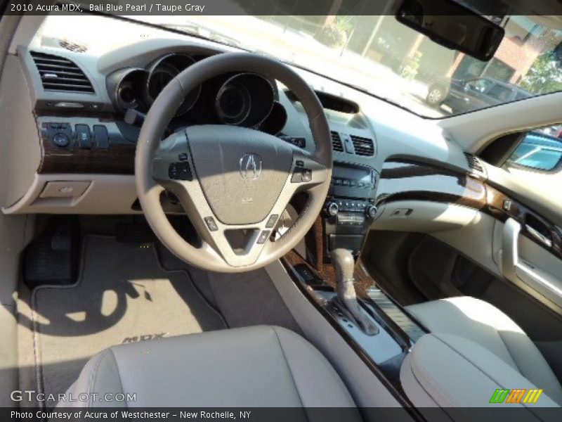 Bali Blue Pearl / Taupe Gray 2010 Acura MDX