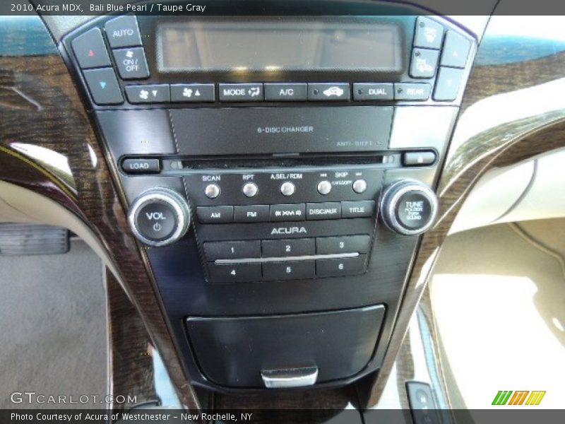 Bali Blue Pearl / Taupe Gray 2010 Acura MDX
