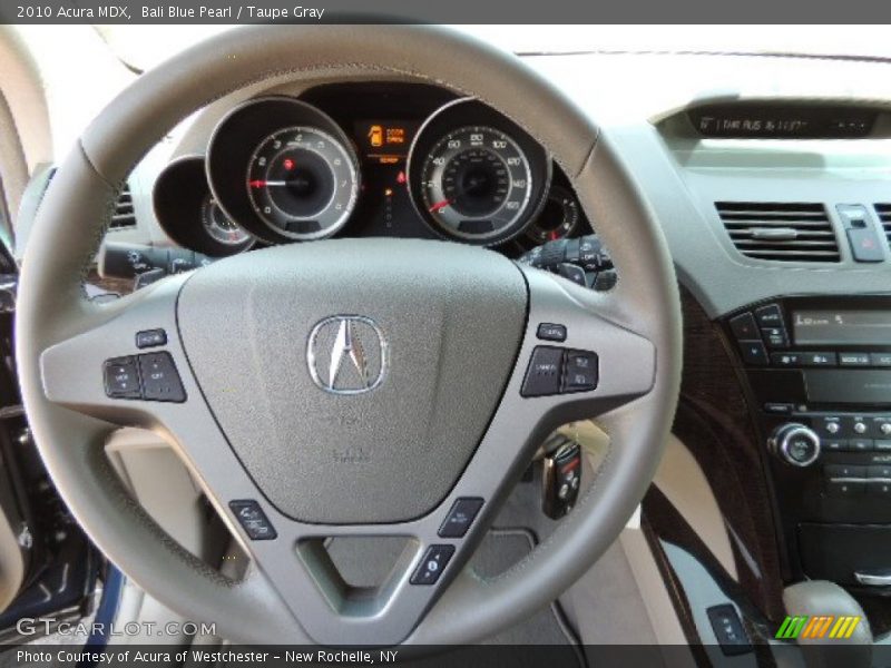 Bali Blue Pearl / Taupe Gray 2010 Acura MDX
