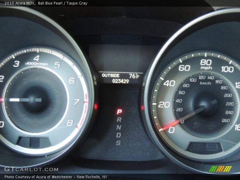 Bali Blue Pearl / Taupe Gray 2010 Acura MDX
