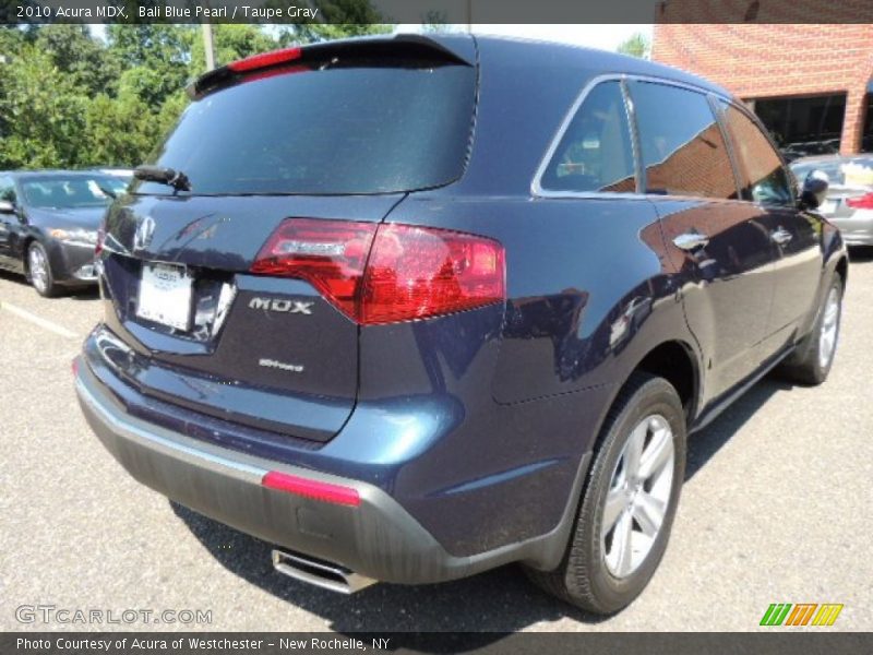 Bali Blue Pearl / Taupe Gray 2010 Acura MDX