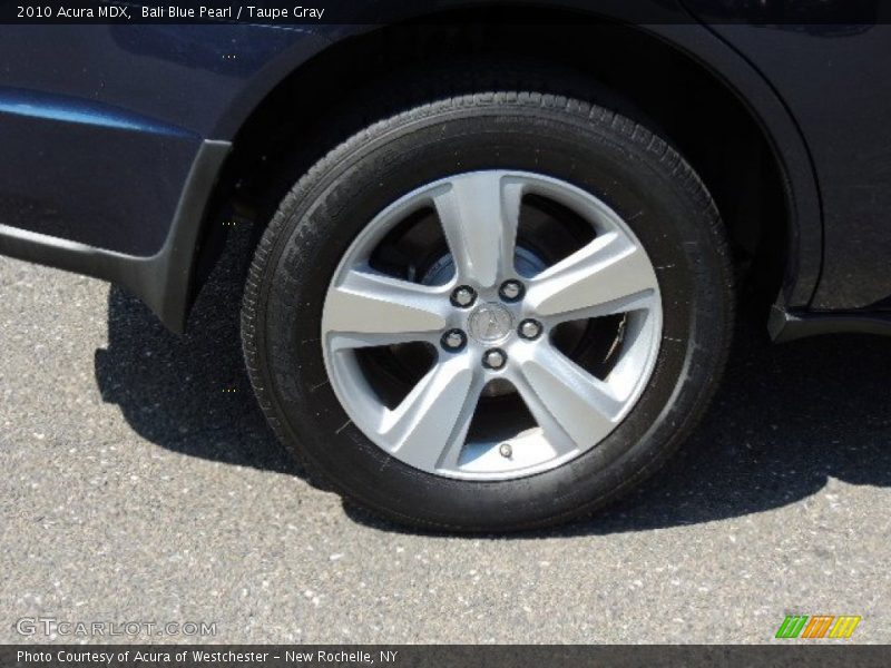 Bali Blue Pearl / Taupe Gray 2010 Acura MDX