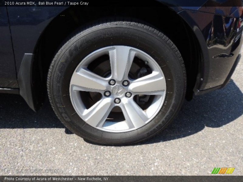 Bali Blue Pearl / Taupe Gray 2010 Acura MDX